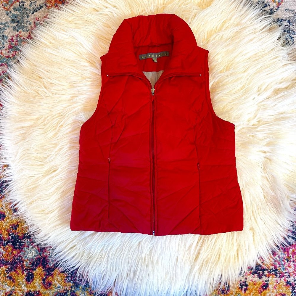 Kenneth Cole Reaction Nylon Shell Vest SZ Medium EUC